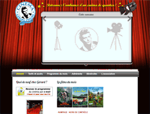 Tablet Screenshot of cinemaroncq.fr